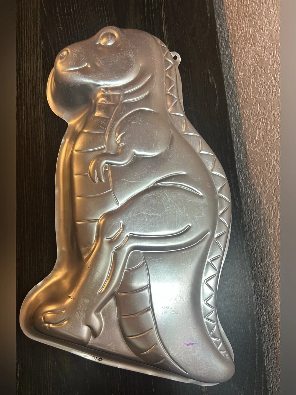 Vintage Cake Pans 1987 WILTON DINOSAUR  Partysaurus T-Rex & Garfield 1981 Baking